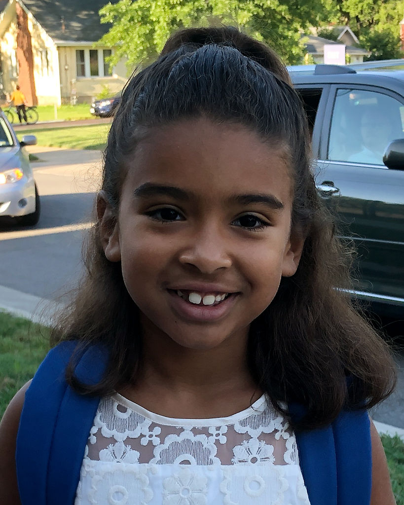 Nola Hayes, 6, Grant Elementary School, first grade
